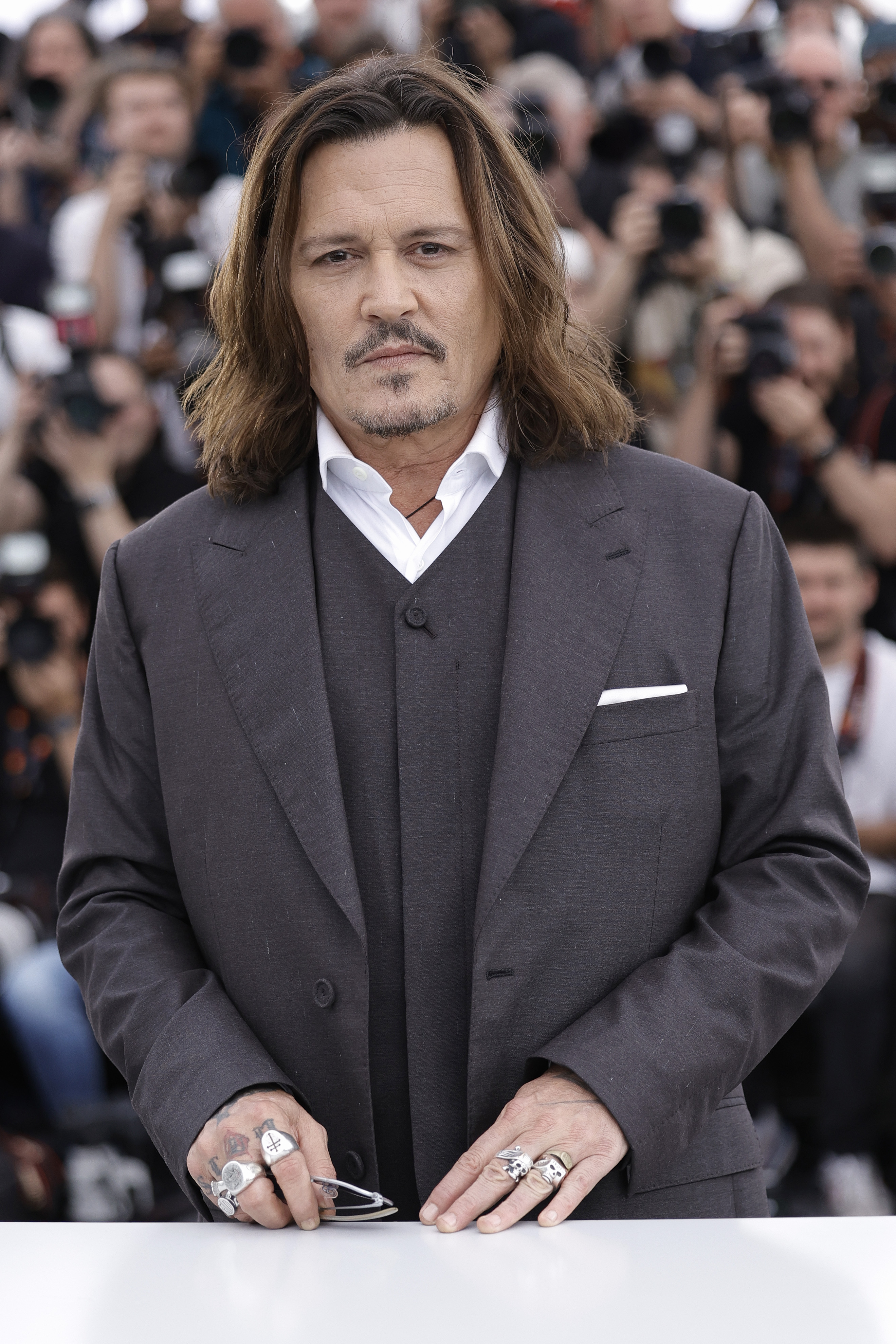 Johnny Depp en Cannes, Francia, el 17 de mayo de 2023 | Foto: Getty Images