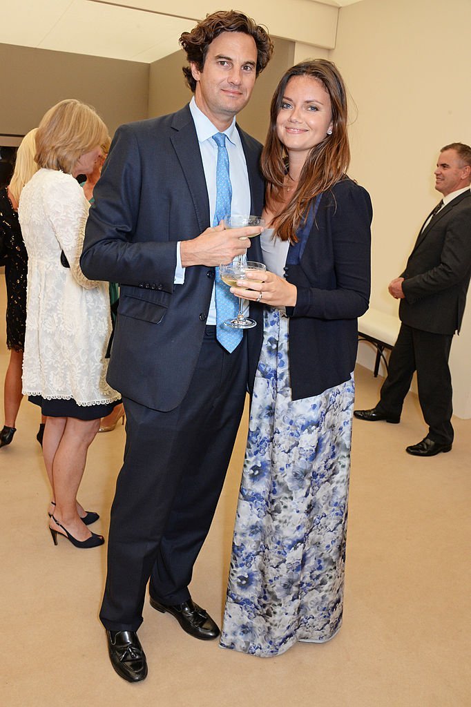 Catherine Middletons Ex-Freund Rupert Finch und seine Frau Natasha Rufus Isaacs am 10. Juni 2014 in London, England | Quelle: Getty Images