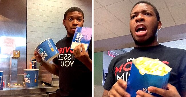 In a viral video a man acts like a customer to show people how they are scammed out of popcorn at cinemas | Photo: Tiktok/thatcoolguy.25597