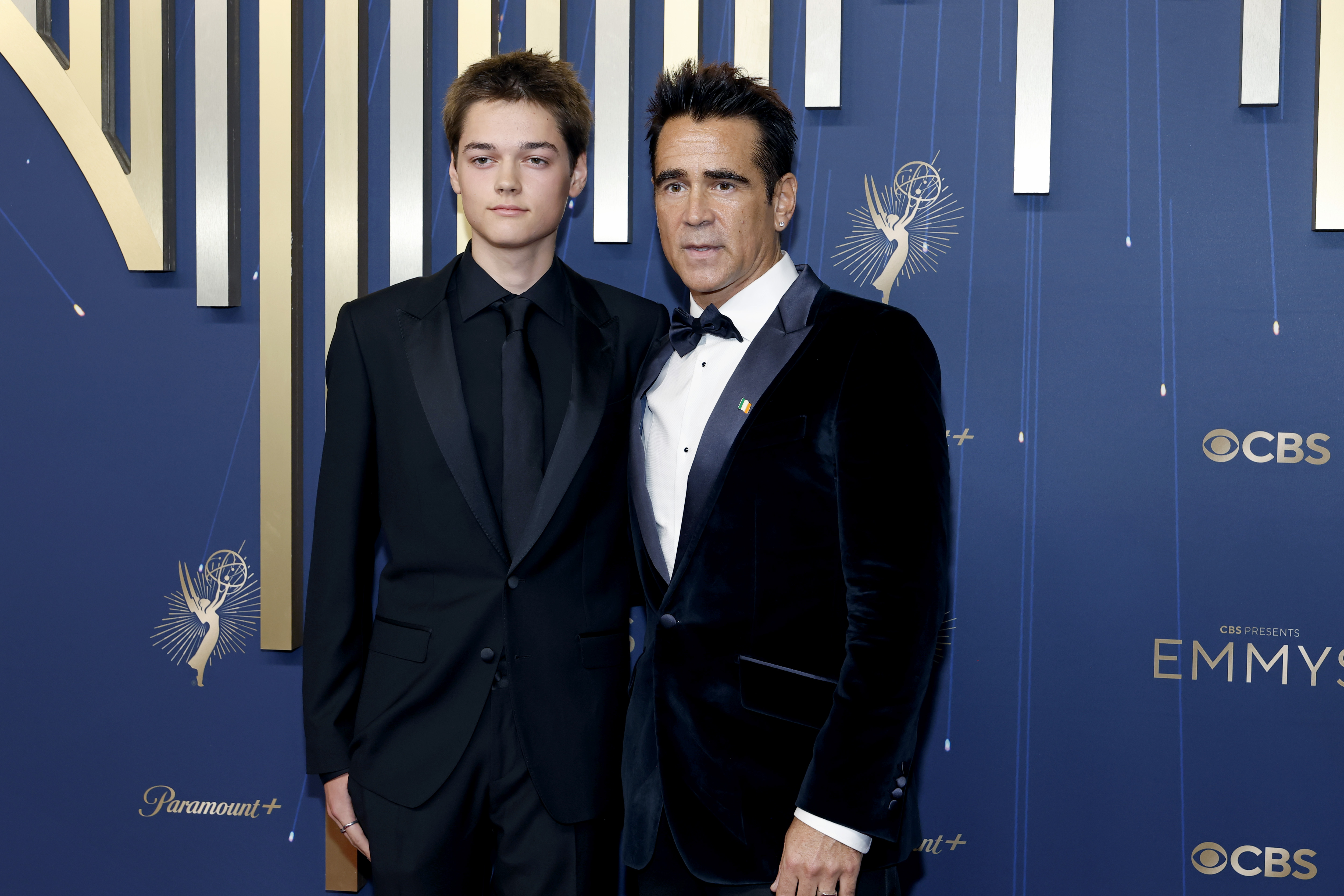 Henry and Colin Farrell at the 77th Primetime Emmy Awards held at the Peacock Theater on September 14, 2025 in Los Angeles, California | Source: Getty Images