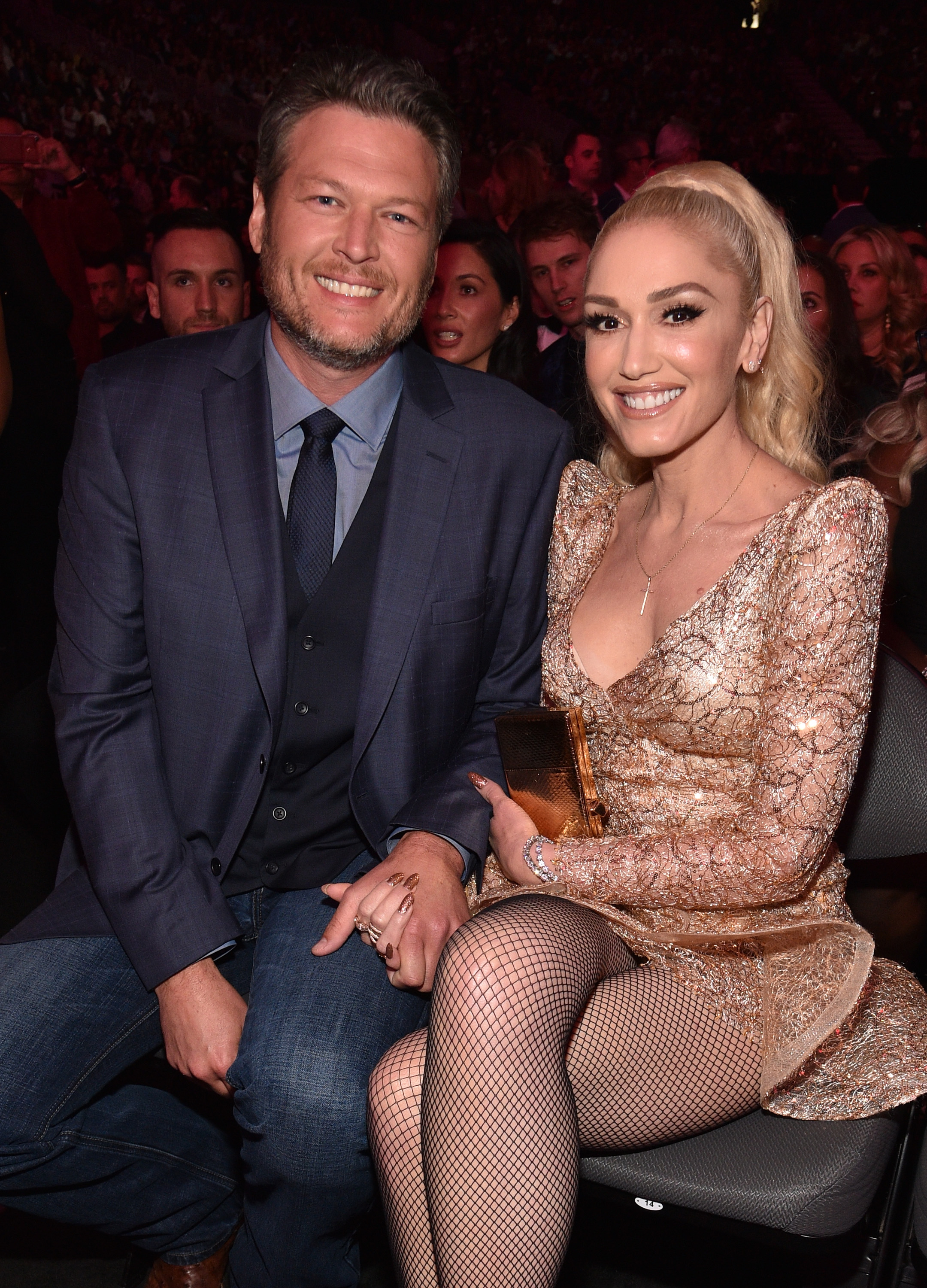 Blake Shelton and Gwen Stefani attend the Billboard Music Awards at T-Mobile Arena in Las Vegas, Nevada, on May 21, 2017. | Source: Getty Images