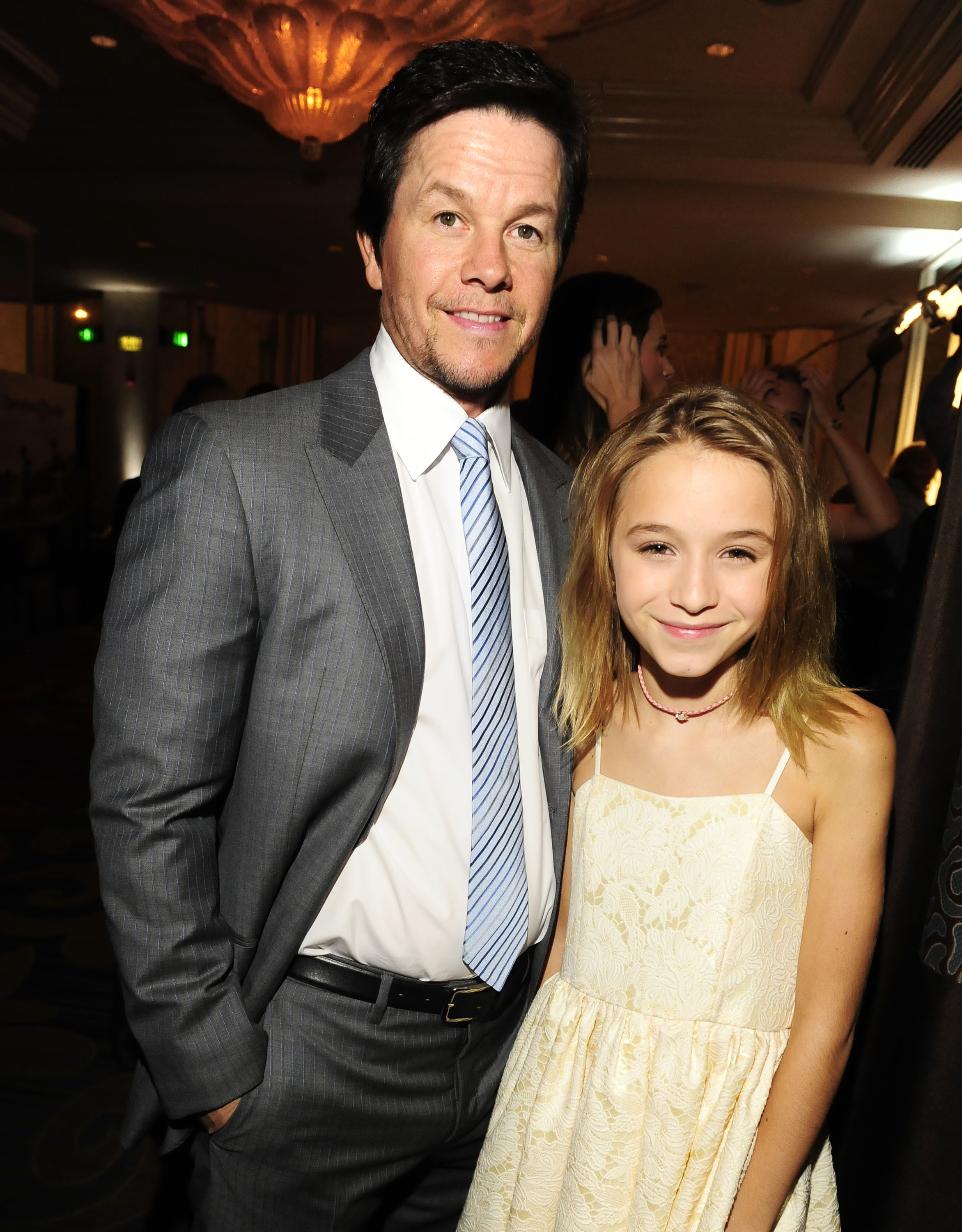 Mark Wahlberg and Ella Wahlberg attend the Operation Smile's 2015 Smile Gala in Beverly Hills, California on October 2, 2015 | Source: Getty Images