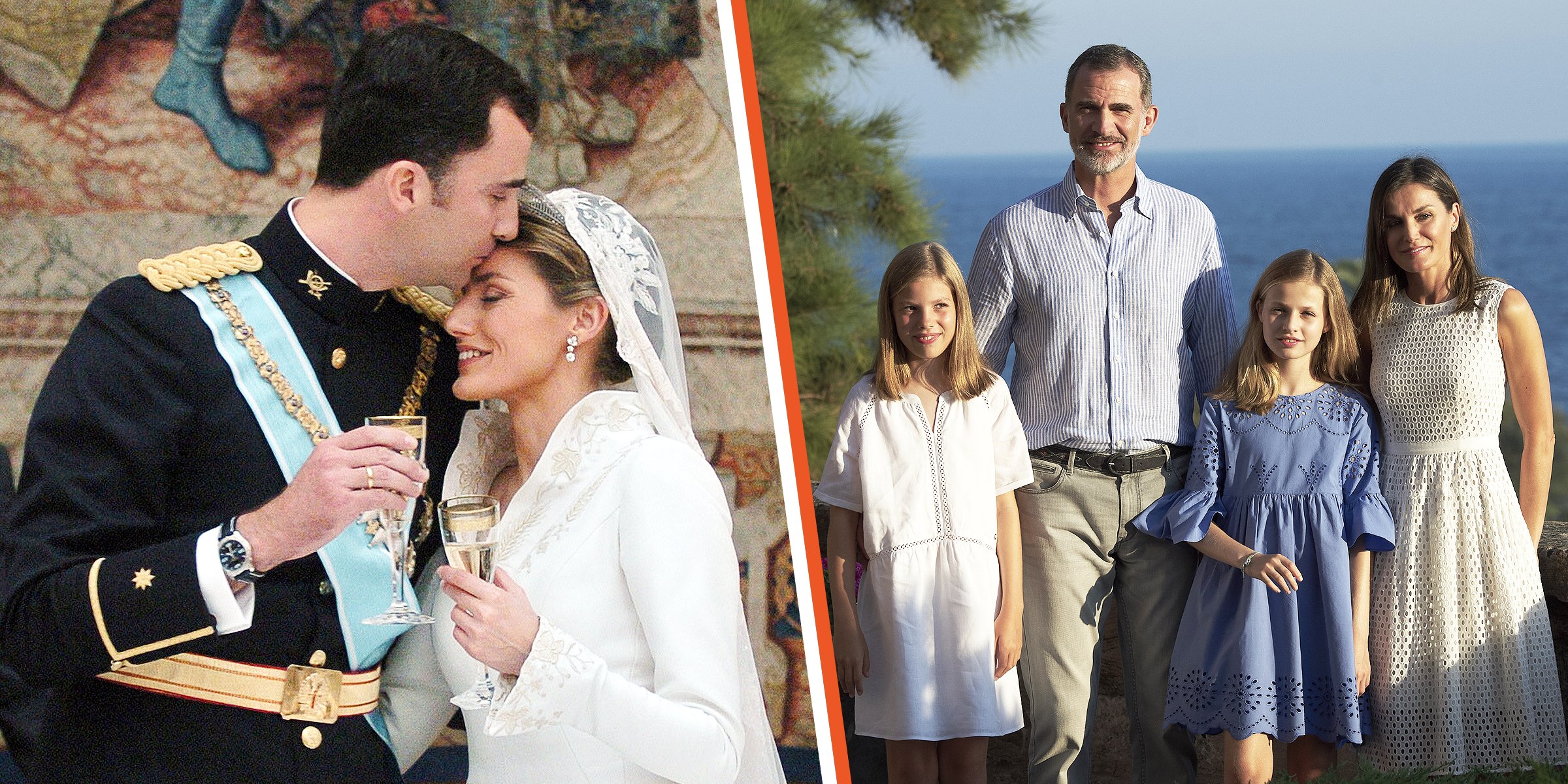 King Felipe VI and Queen Letizia of Spain | King Felipe and Queen Letizia with their daughters | Source: Getty Images