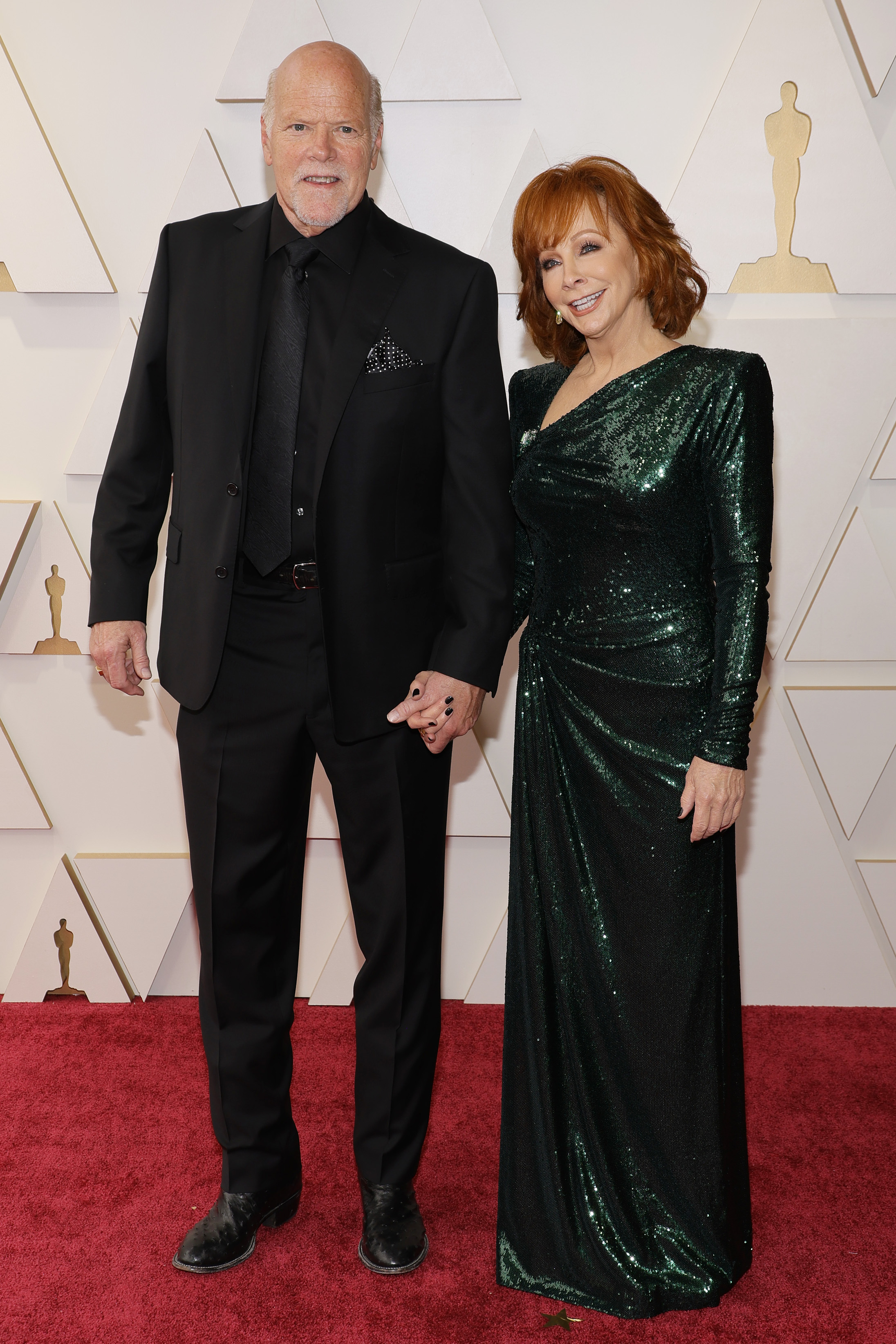 Rex Linn and Reba McEntire at the 94th Annual Academy Awards at Hollywood and Highland on March 27, 2022 in Hollywood, California. | Source: Getty Images