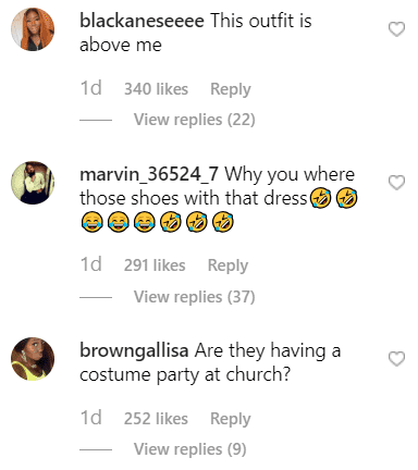 Comments on Joseline Hernandez post/ Source: Instagram/joseline
