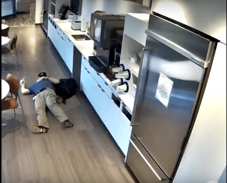 57-year-old NJ Man, Goldinsky fakes workplace fall for insurance claim at an unidentified Woodbridge company | Photo: YouTube