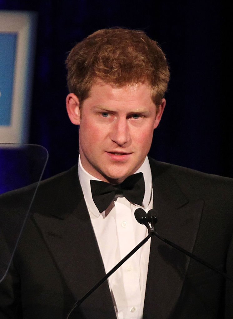 Prince Harry, Duke of Sussex speaks after receiving the Distinguished Humanitarian Leadership Award at the Atlantic Council's Annual Awards at Ritz Carlton Hotel on May 7, 2012 in Washington, DC | Photo: Getty Images