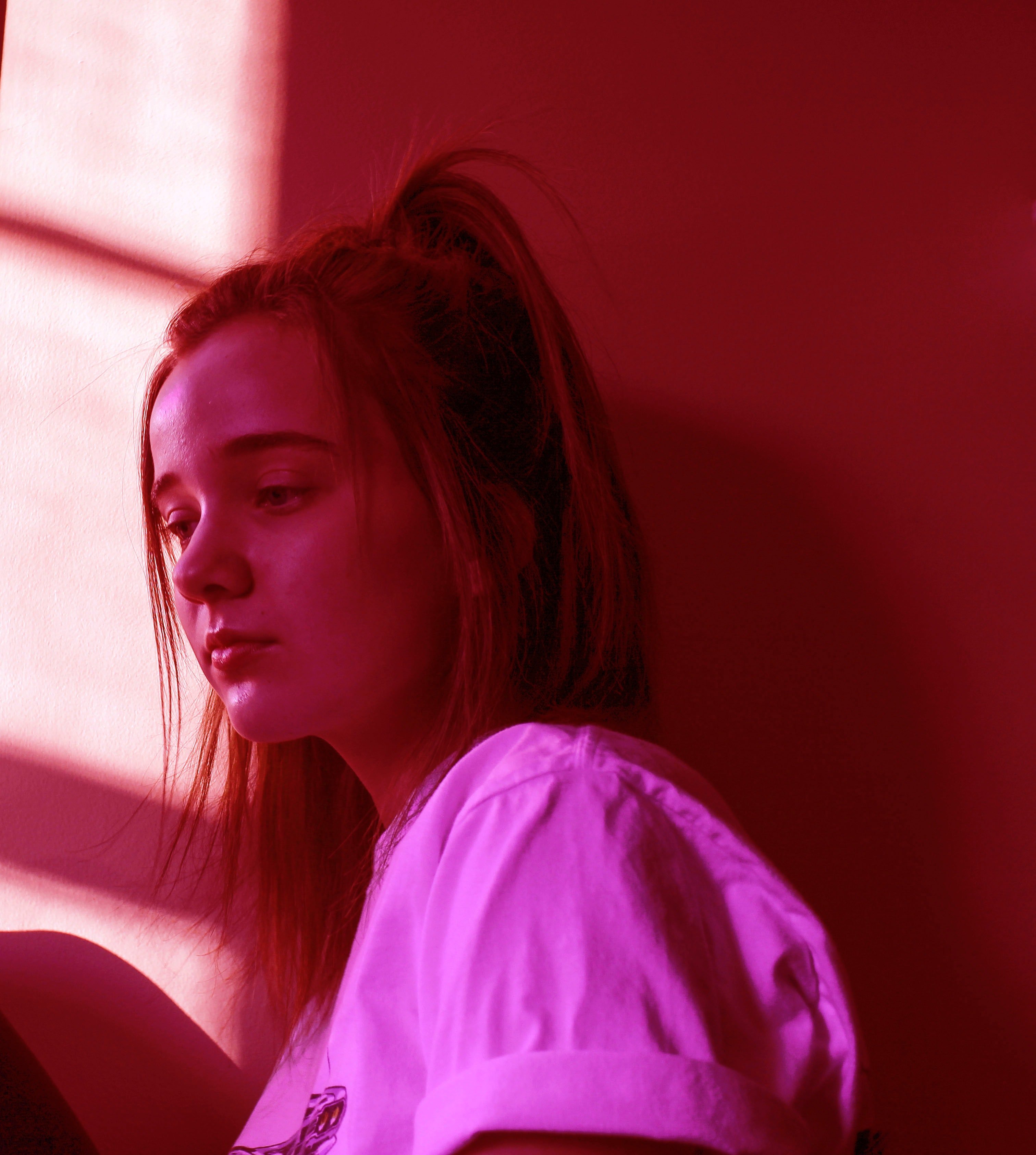 Retrato de una adolescente. | Foto: Pexels