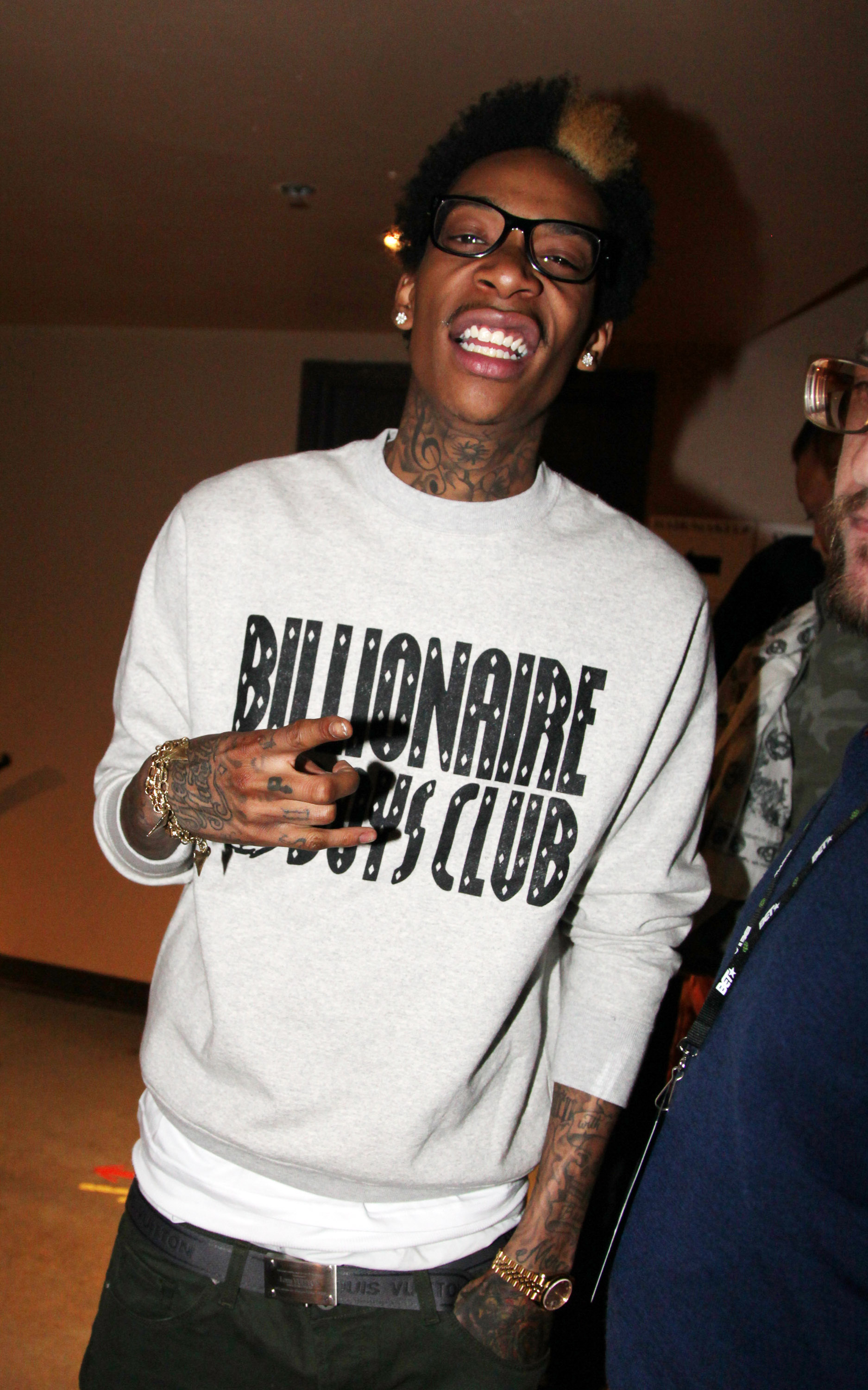 Wiz Khalifa at BET's Rip the Runway 2011 at The Manhattan Center on February 26 in New York. | Source: Getty Images