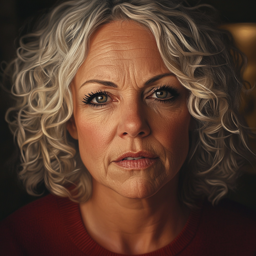 Portrait of a sad woman | Source: Midjourney