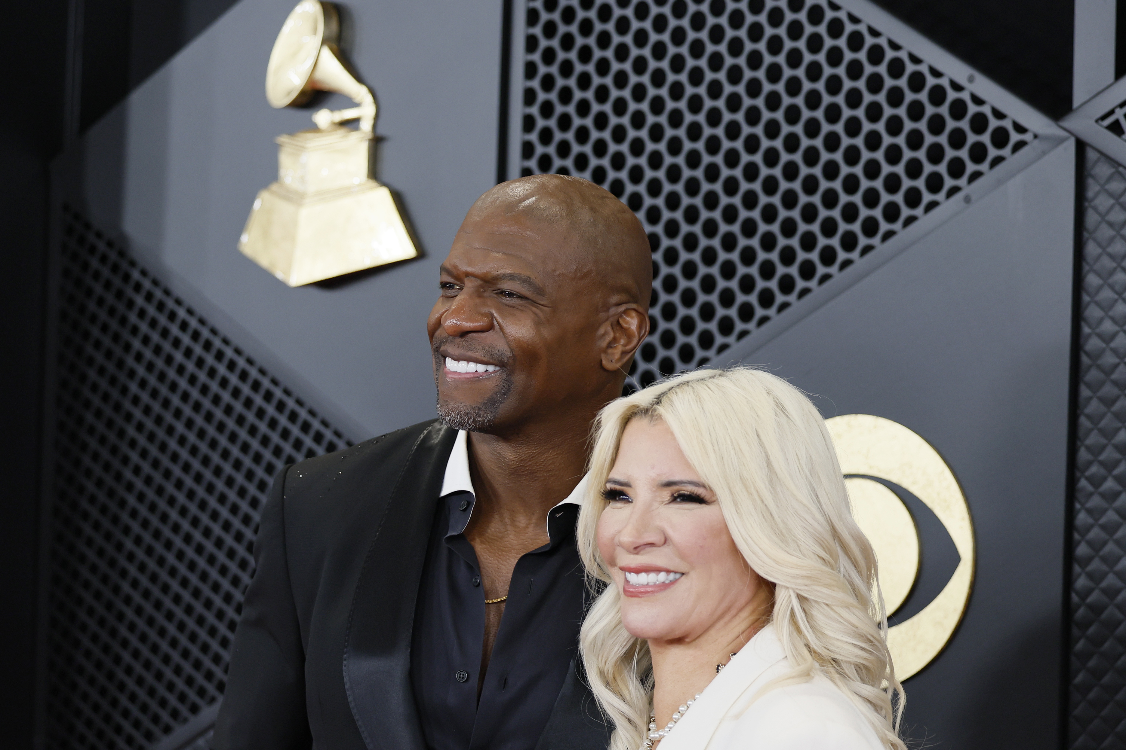 Terry Crews and Rebecca King-Crews at the 66th Grammy Awards in Los Angeles, California on February 4, 2024 | Source: Getty Images