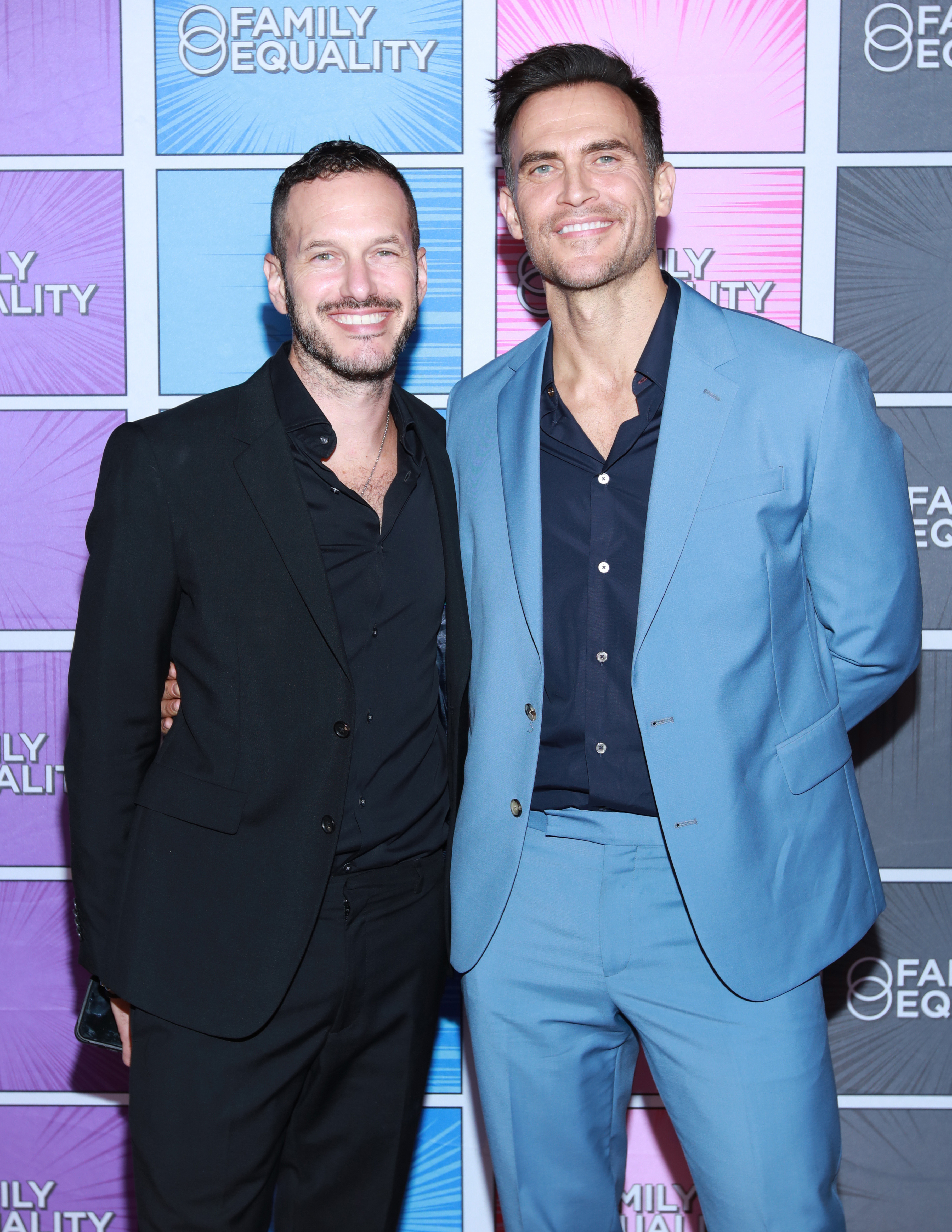 Jason Landau and Cheyenne Jackson at Family Equality's LA Impact: A Night Of Heroes 2022 on October 15, 2022, in Los Angeles, California. | Source: Getty Images