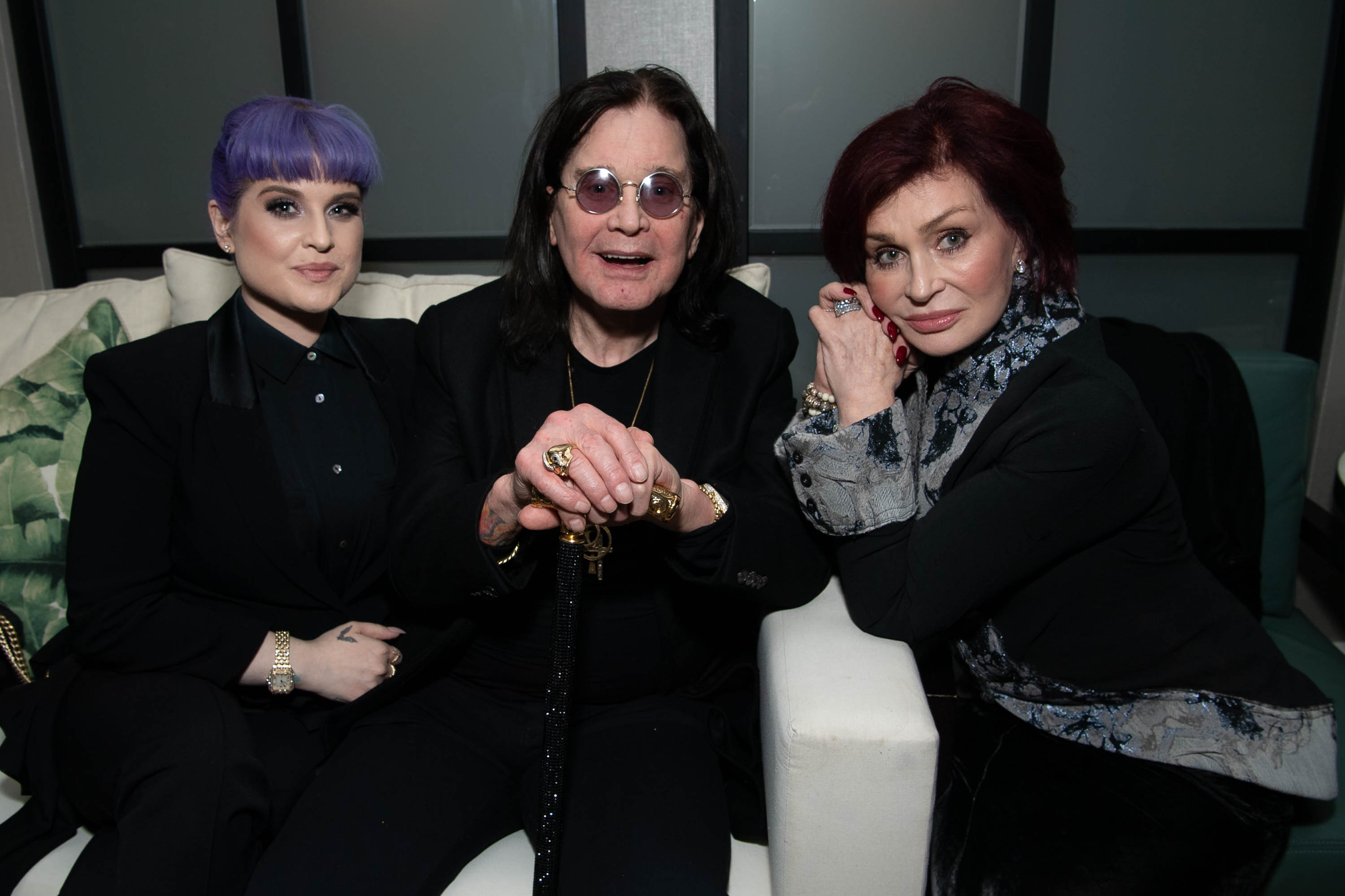 Kelly Osbourne, Ozzy Osbourne and Sharon Osbourne attend the after party for the screening of  "A Million Little Pieces" on December 04, 2019, in West Hollywood, California. | Source: Getty Images.