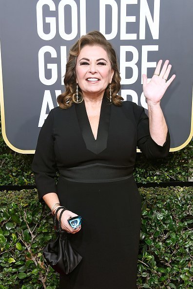 Roseanne Barr attends The 75th Annual Golden Globe Awards at The Beverly Hilton Hotel on January 7, 2018, in Beverly Hills, California. | Source: Getty Images.