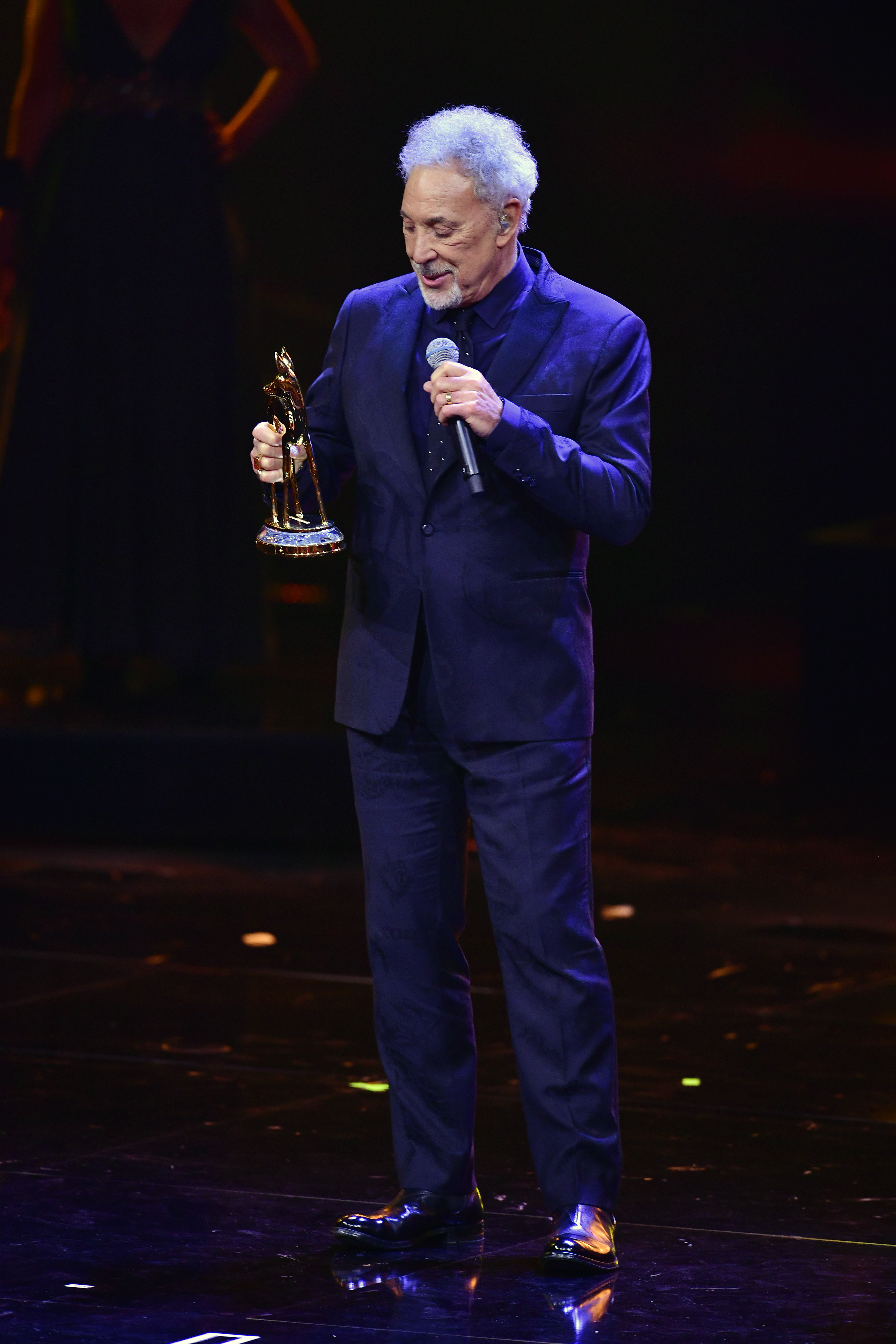 Tom Jones at the Bambi Awards 2017 show in Berlin, Germany on November 16, 2017 | Source: Getty Images