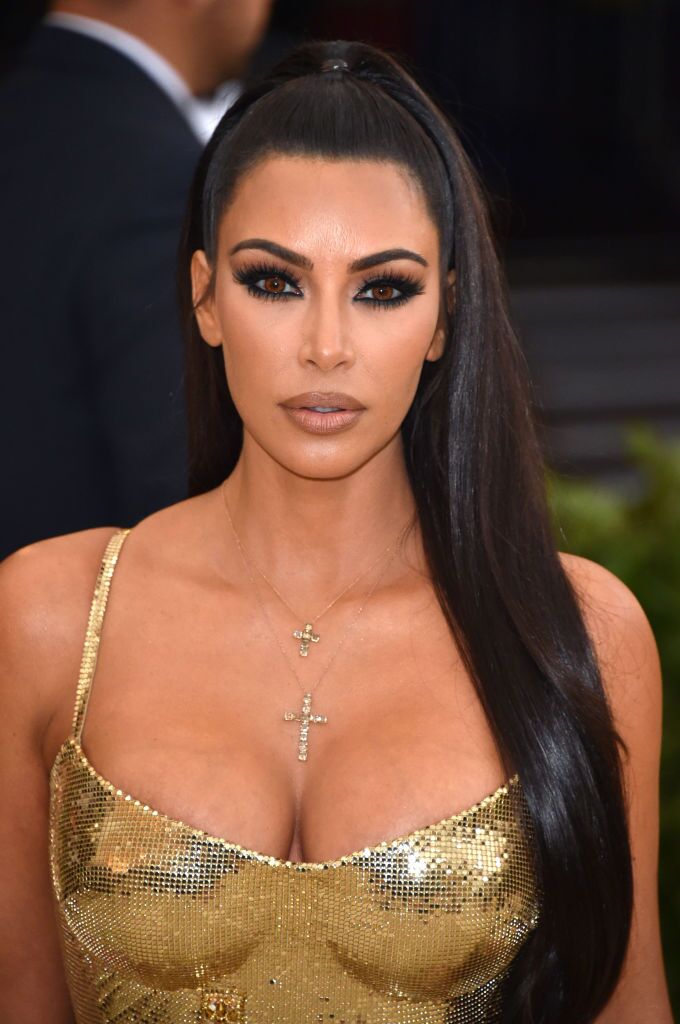 Kim Kardashian attends the Heavenly Bodies: Fashion & The Catholic Imagination Costume Institute Gala at The Metropolitan Museum of Art on May 7, 2018 in New York City | Photo: Getty Images