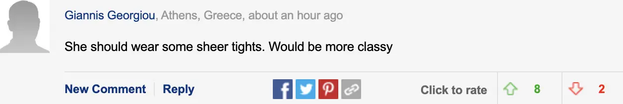 User comment dated November 2023 | Source: Daily Mail