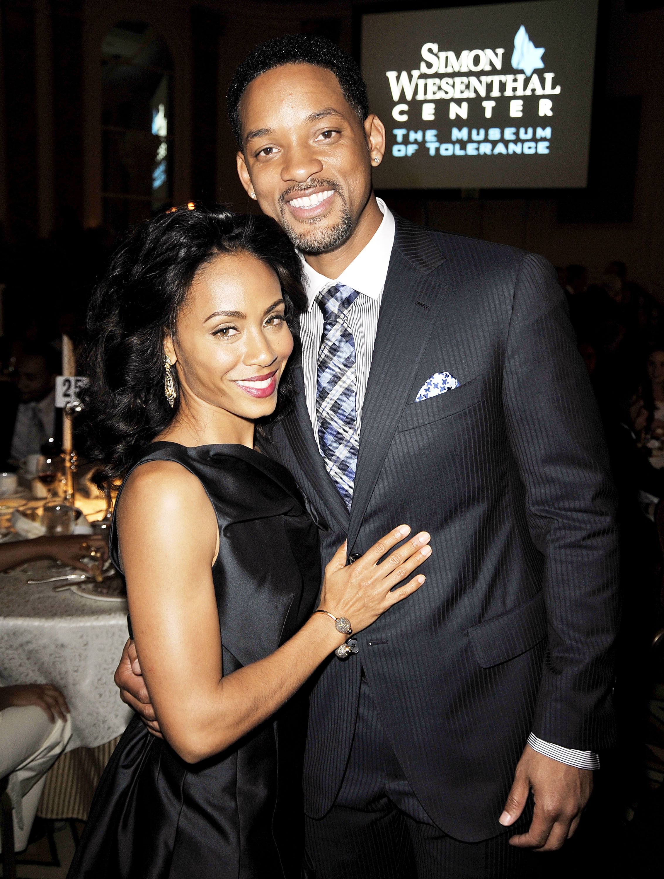 Will Smith and Jada Pinkett Smith at the Simon Wiesenthal Center's Annual National Tribute Dinner on May 5, 2009 in Beverly Hills, California | Photo: Getty Images