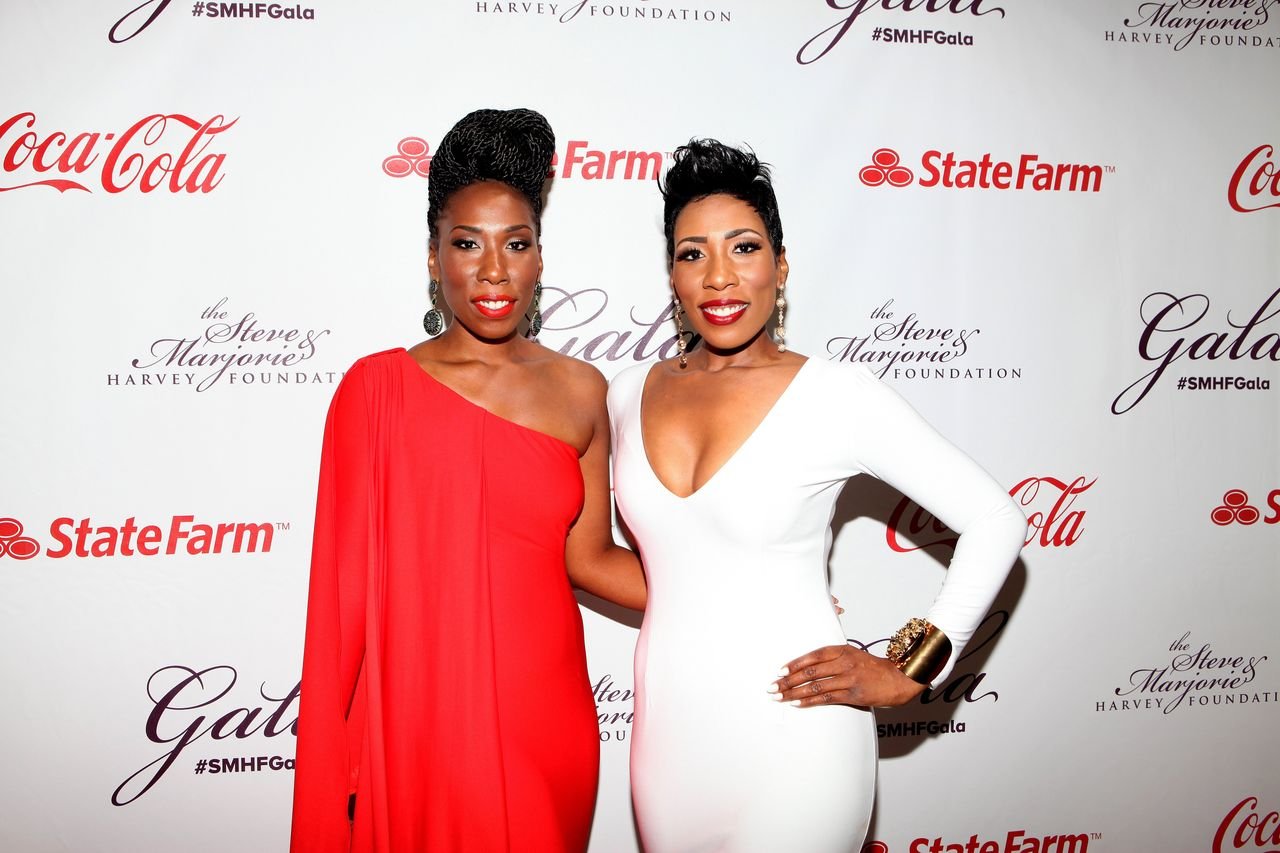 Brandi and Karli Harvey during the 2014 Steve and Marjorie Harvey Foundation Gala presented by Coca-Cola at the Hilton Chicago on May 3, 2014 in Chicago, Illinois. | Source: Getty Images