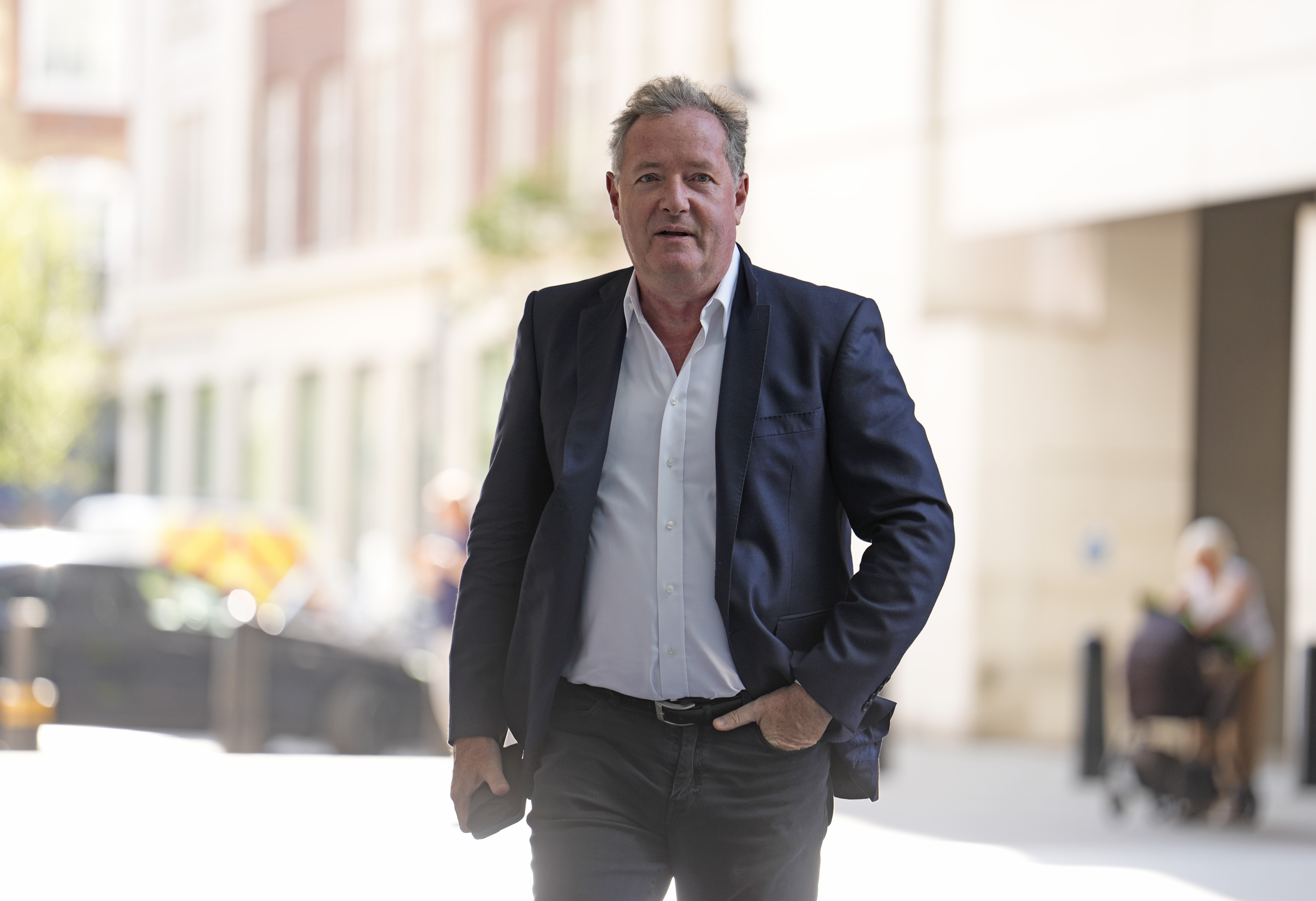 Piers Morgan at BBC Broadcasting House on June 22, 2025, in London, England. | Source: Getty Images