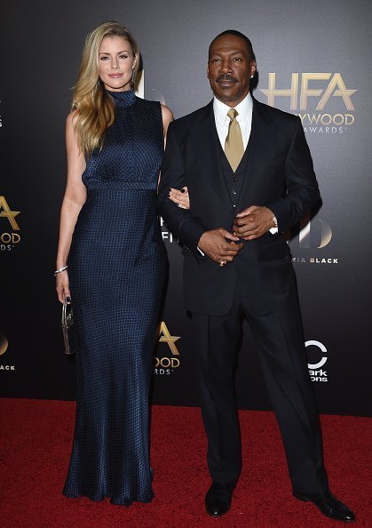 Eddie Murphy and Paige Butcher at the 20th Annual Hollywood Film Awards | Photo: Getty Images