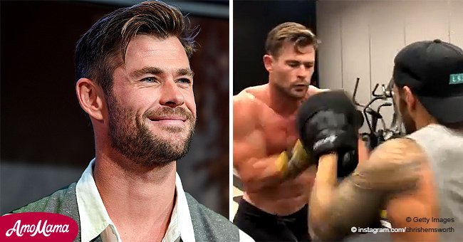 See 'Thor' Star Chris Hemsworth's Impressive Boxing Skills in a New ...