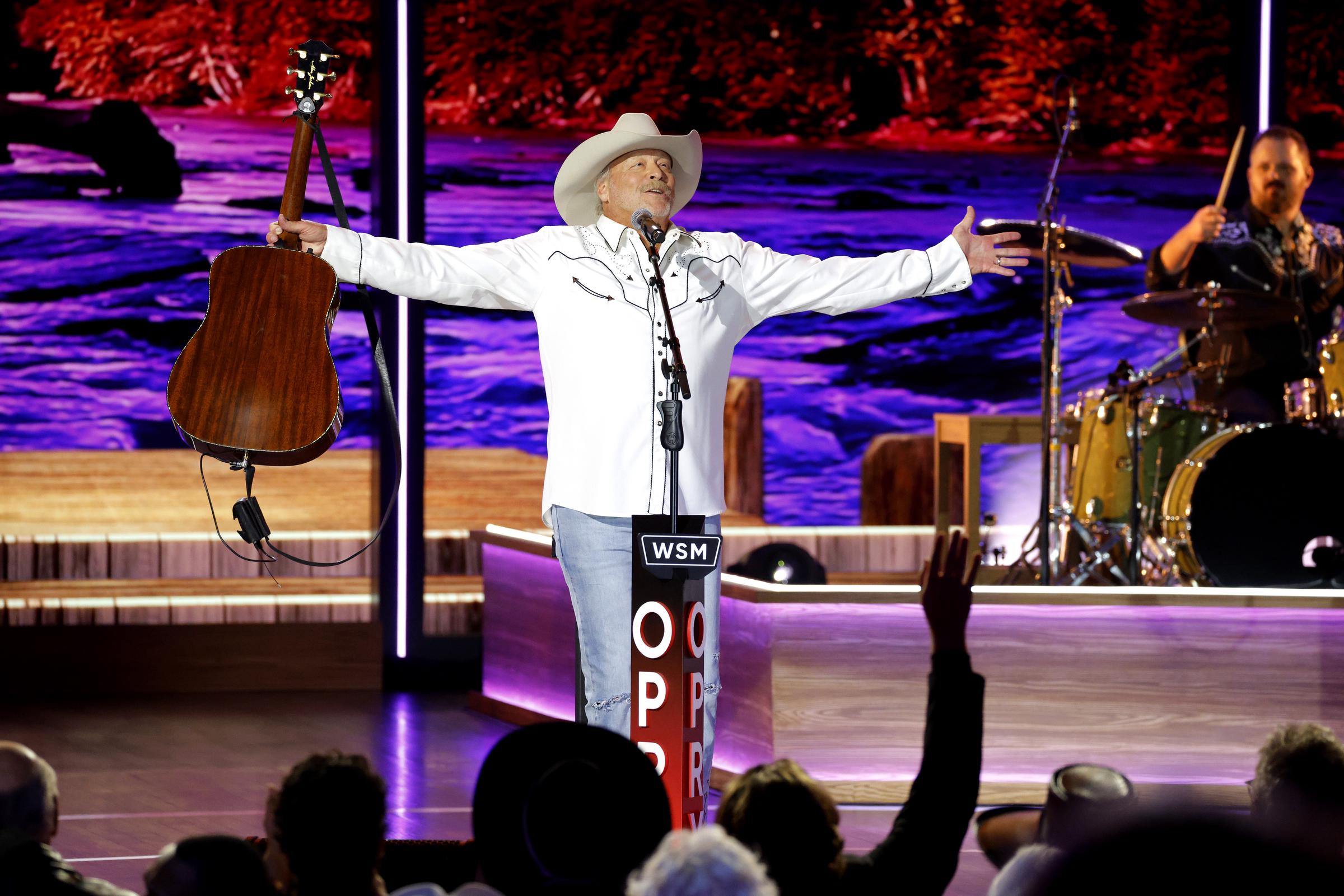 Alan Jackson during his performance at the Grand Ole Opry. | Source: Getty Images