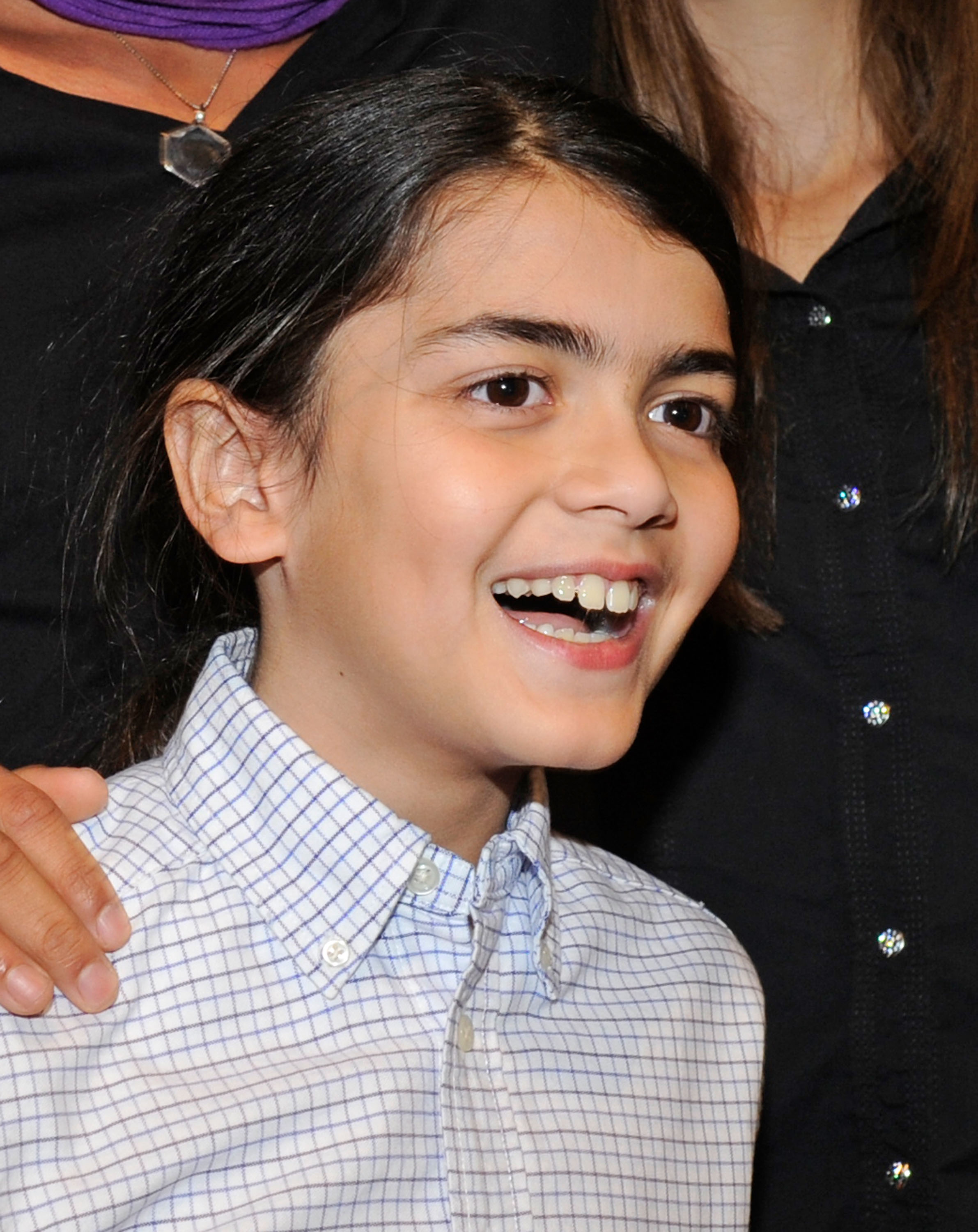 Bigi Jackson smiles at the Las Vegas premiere of Michael Jackson's The Immortal World Tour by Cirque du Soleil on December 3, 2011. | Source: Getty Images