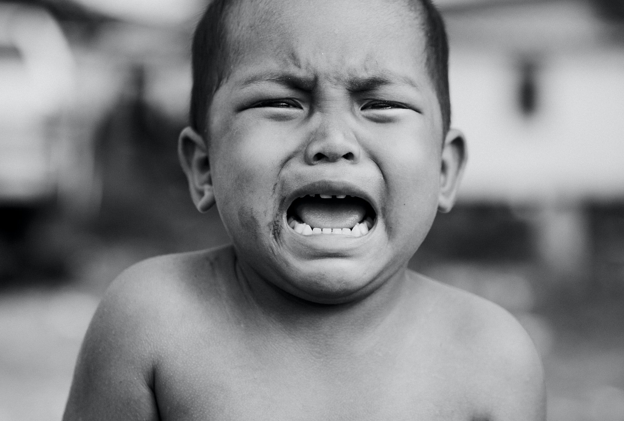 Niño llorando. | Foto: Pexels