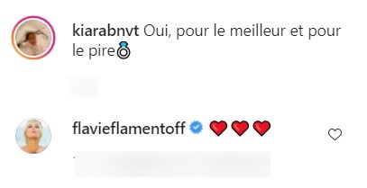 Commentaire sur instagram. | Photo : Instagram/kiarabnvt