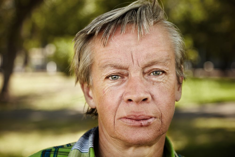 A woman looks at the camera displeased. | Source: Shutterstock