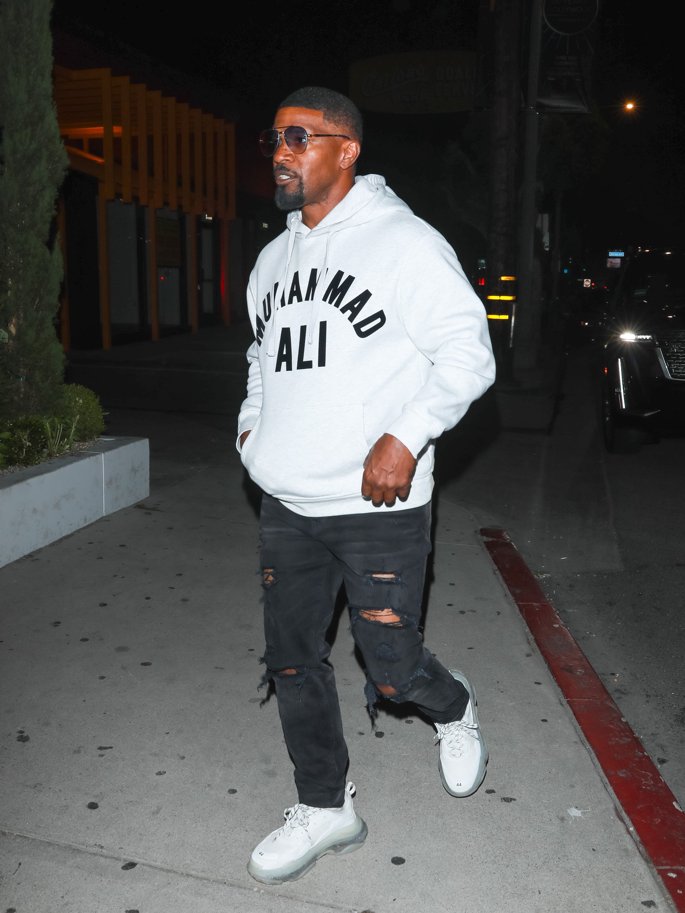 Jamie Foxx was spotted in Los Angeles, California, on July 23, 2022. | Source: Getty Images