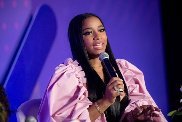 Toya Wright on stage during the 2019 Essence & Target Holiday Market at West End Production Park | Source: Getty Images/GlobalImagesUkraine