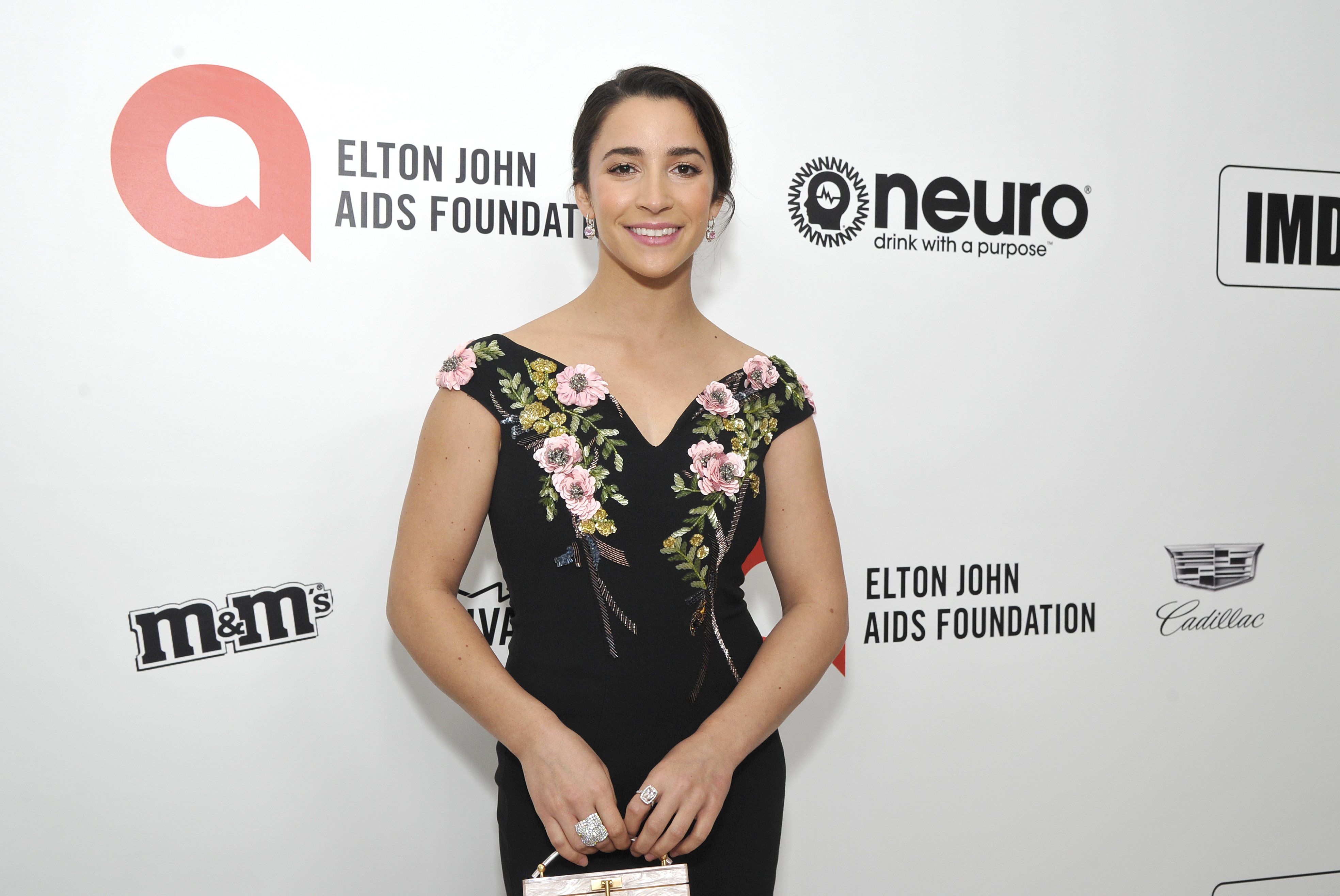 Aly Raisman attends The Elton John AIDS Foundation's Academy Awards Viewing Party, on February 9, 2020, in West Hollywood, California. | Source: Getty Images