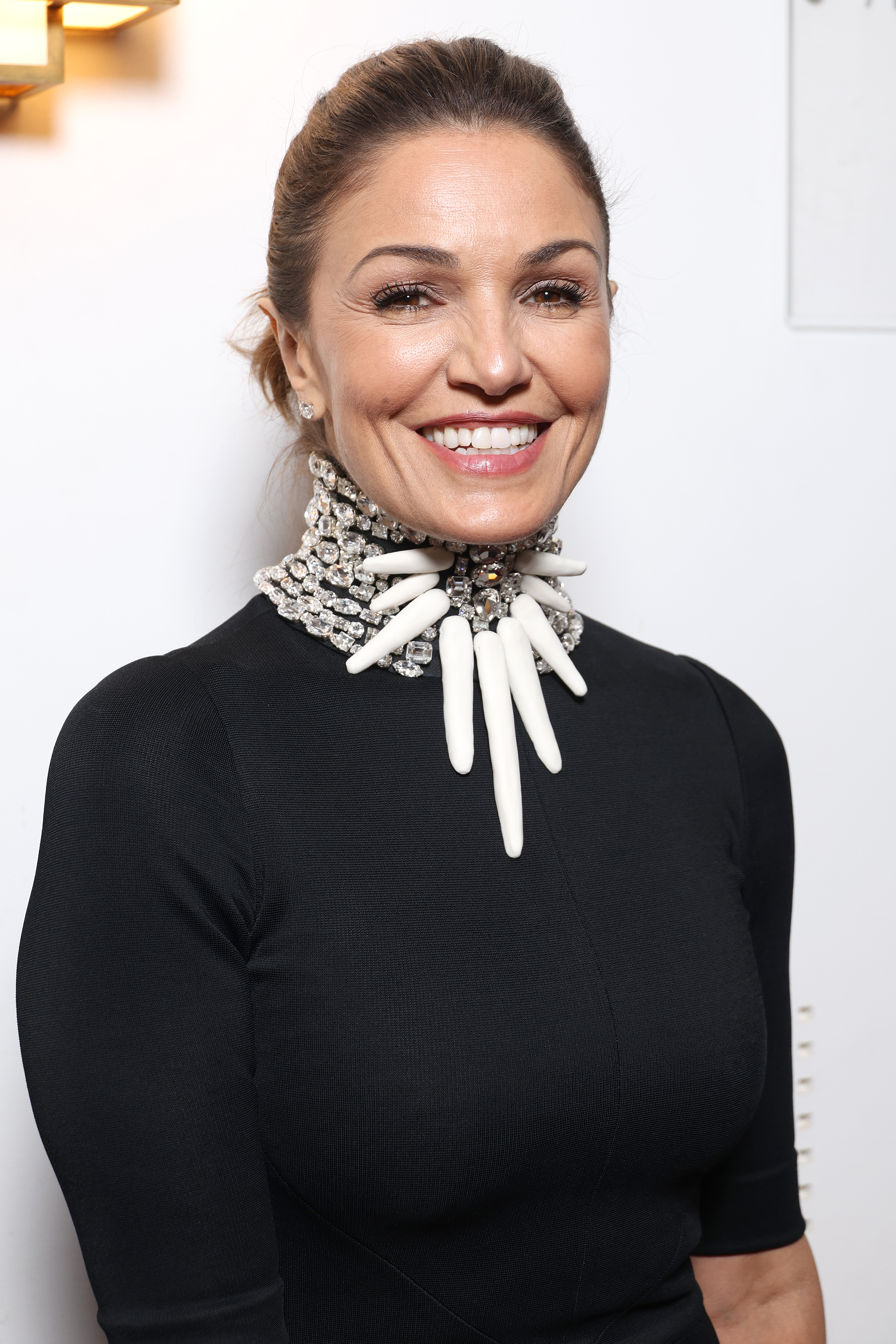 Nadia Farès attends the Stéphane Rolland Haute Couture Spring/Summer show as part of Paris Fashion Week on January 23, 2024 in France | Source: Getty Images
