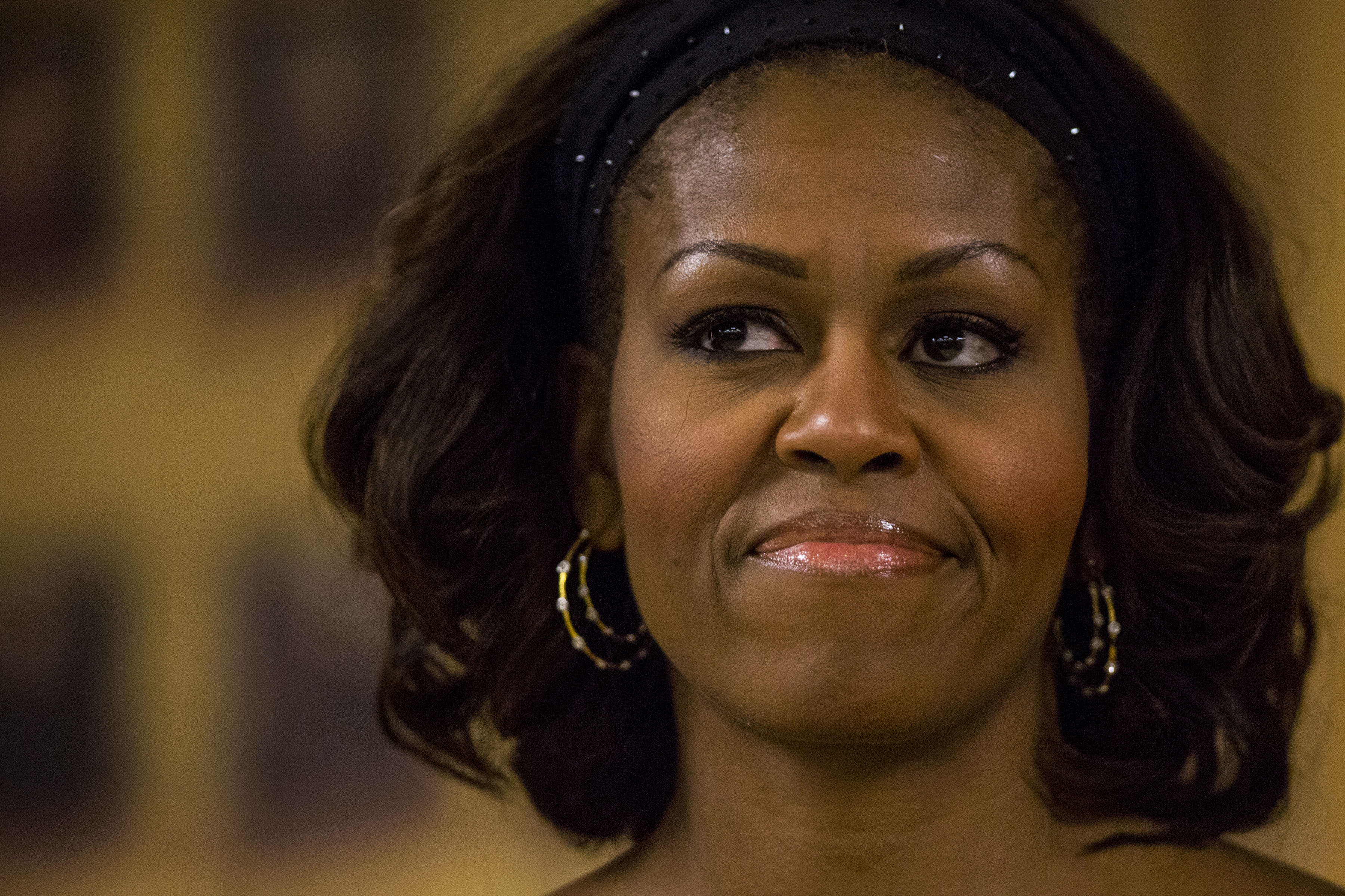 Michelle Obama on December 25, 2013, in Kaneohe Bay, Hawaii | Source: Getty Images