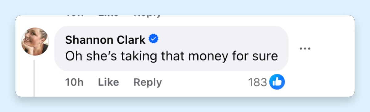 A netizen's reaction to Aaron Carter's mother's surprising move. | Source: Facebook/TMZ