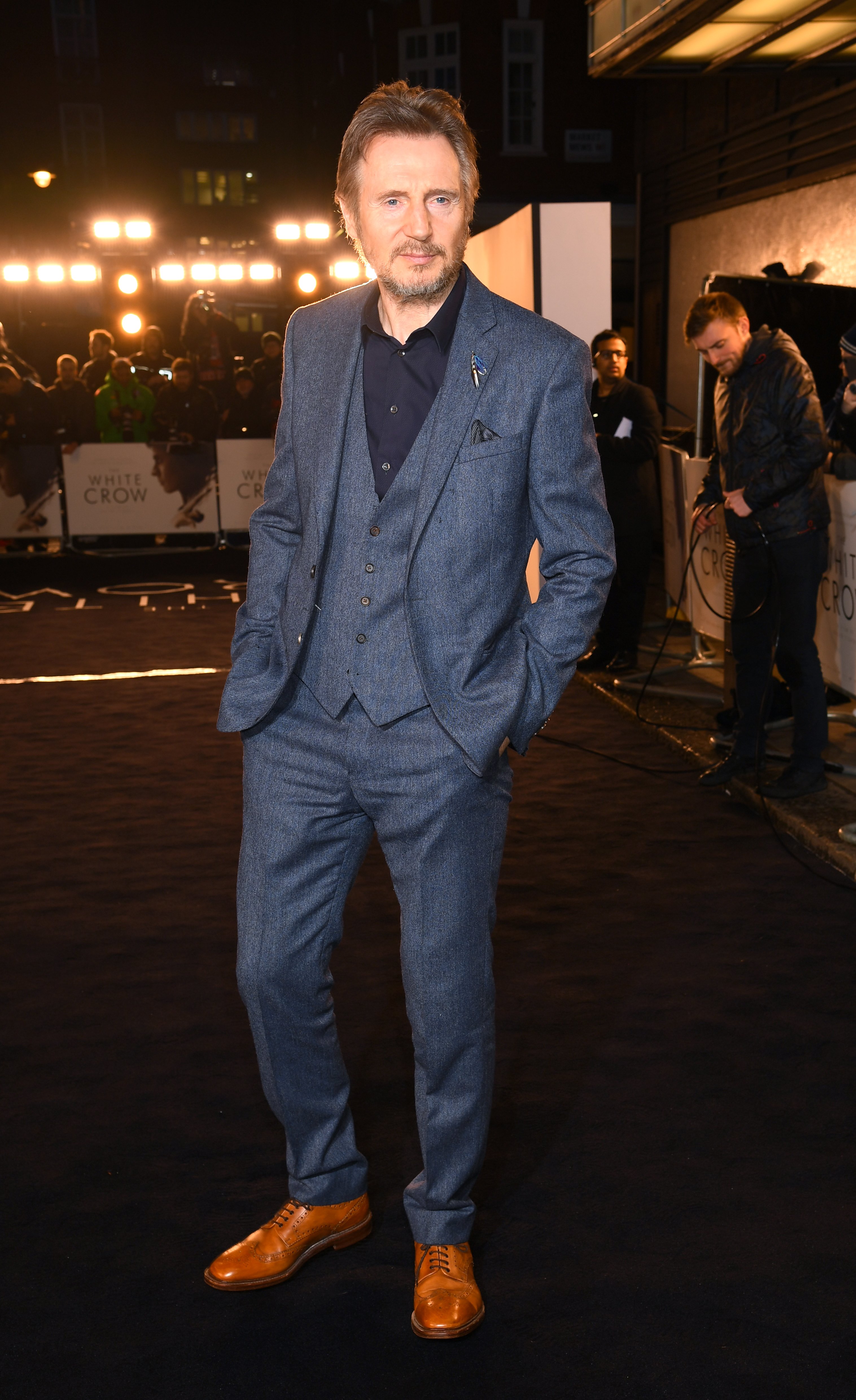 Liam Neeson während der UK-Premiere von "The White Crow" im The Curzon Mayfair am 12. März 2019 in London, England. | Quelle: © Getty Images