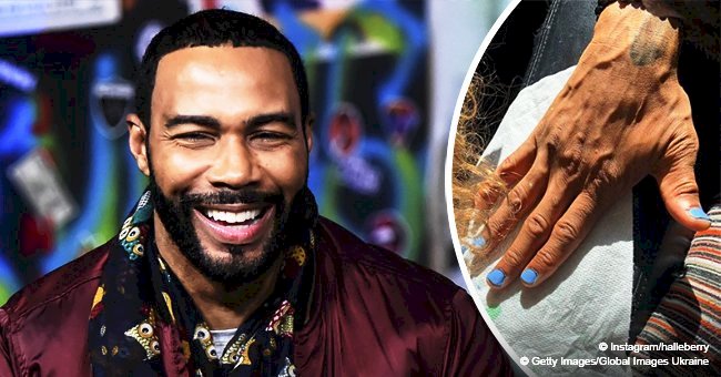 Omari Hardwick explains why his nails are sometimes painted in hearfelt photo with daughter