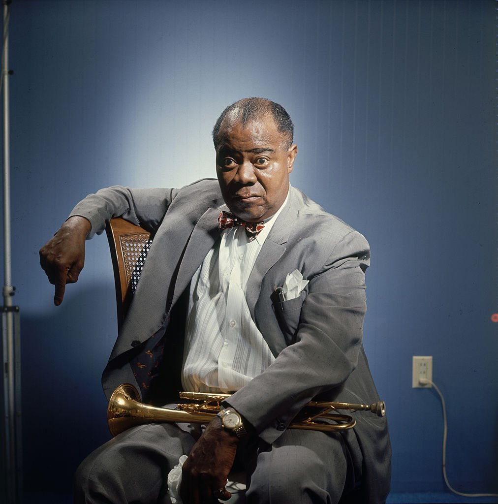 Portrait of American jazz musician Louis Armstrong, Atlantic City, New Jersey, 1965 | Photo: Getty Images