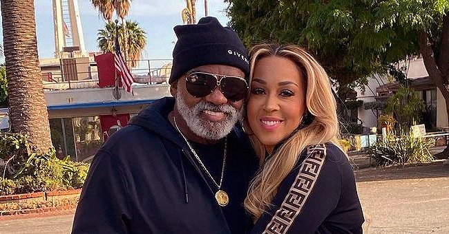 Ronald Isley & His Much Younger Wife Pose in Matching Gold Suits on His