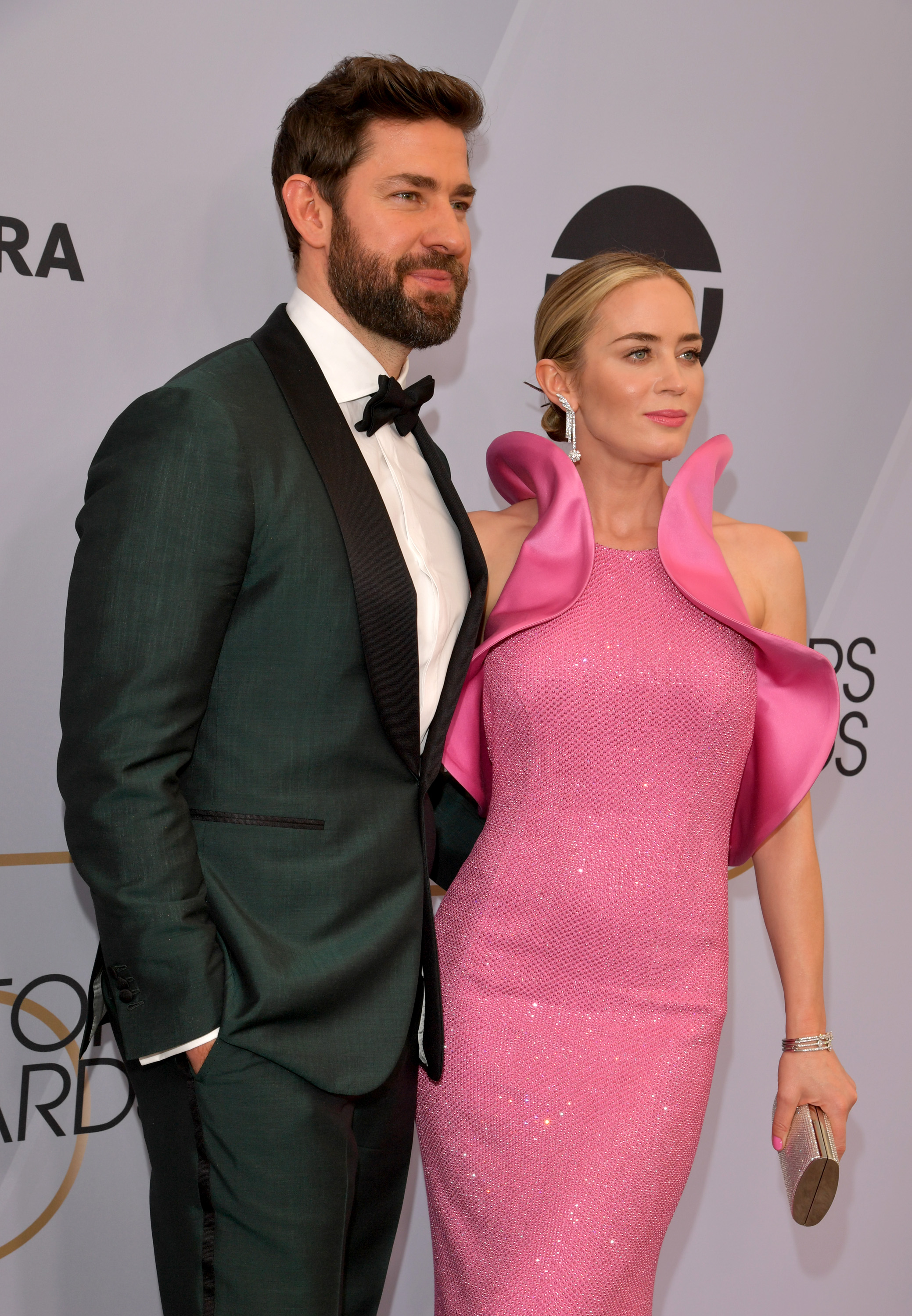 John Krasinski and Emily Blunt attends the 25th Annual Screen Actors Guild Awards at The Shrine Auditorium in Los Angeles, California, on January 27, 2019. | Source: Getty Images
