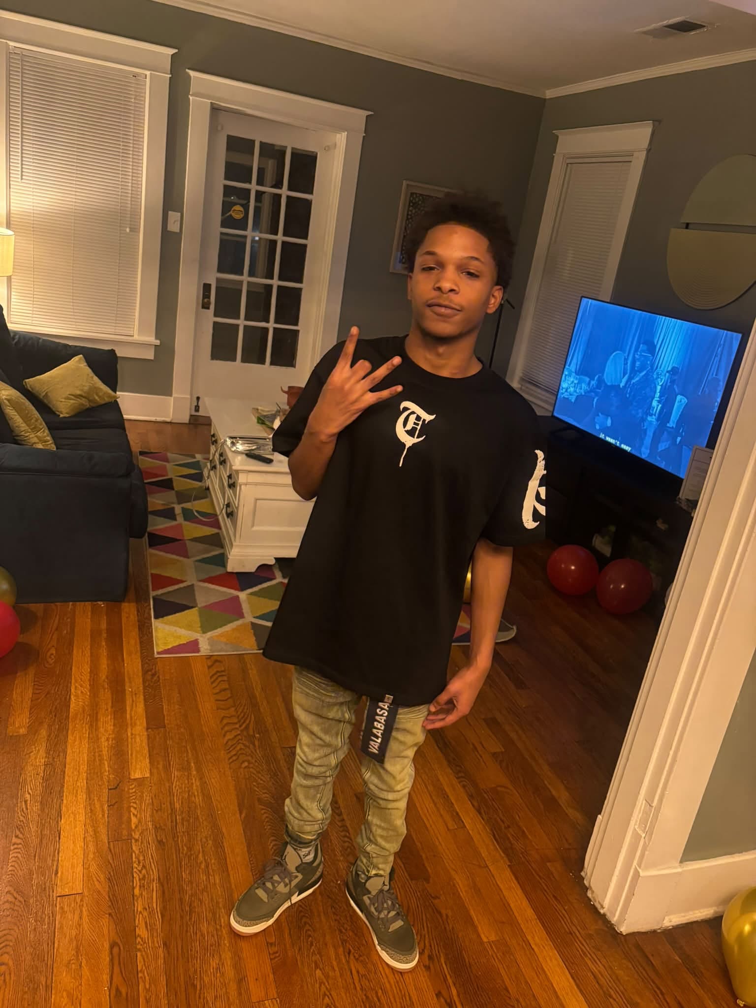 Rodderius Morton was allegedly found underneath Kendra Scott's 13-year-old daughter's bed, which prompted the confrontation. Here's a photo posted by a relative on July 16, 2026. | Source: Facebook/Shameka Gunn