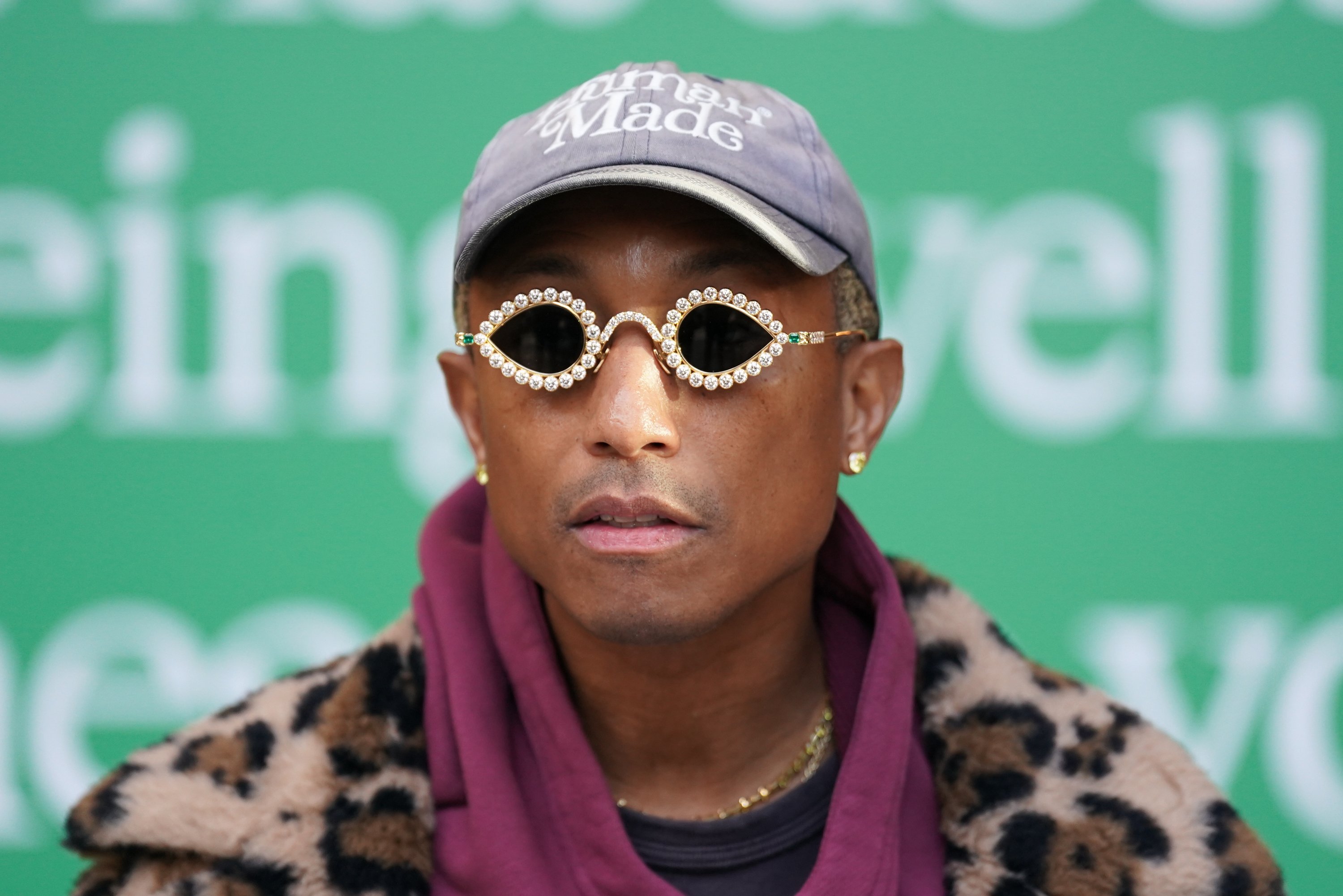 Pharrell Williams at Selfridges in central London. Picture date: Friday November 25, 2022. | Source: Getty Images