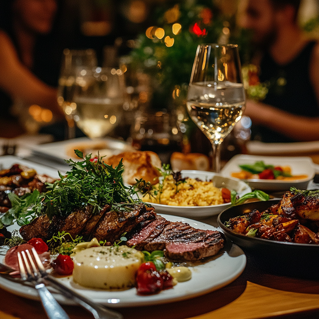 The main course meals served in a restaurant | Source: Midjourney