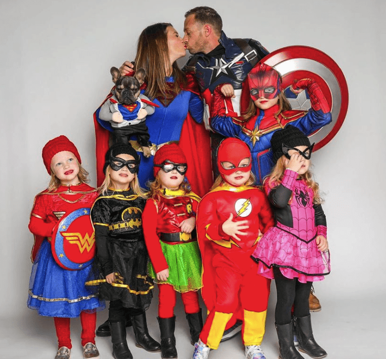 Adam and Danielle Busby from "Outdaughtered" with their children| Photo: Getty Images