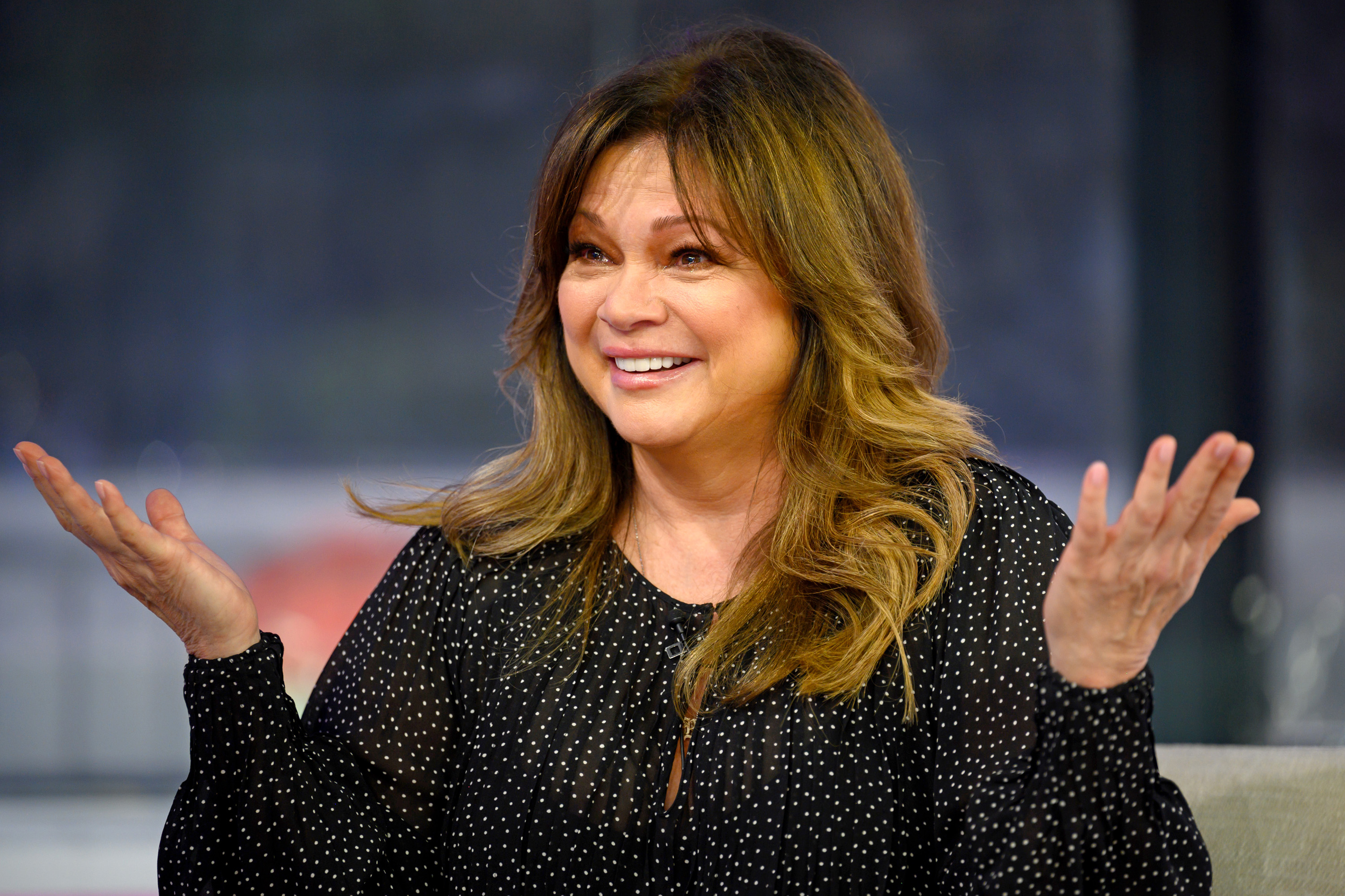 Valerie Bertinelli looks joyful on the "Today" show on June 9, 2022. | Source: Getty Images