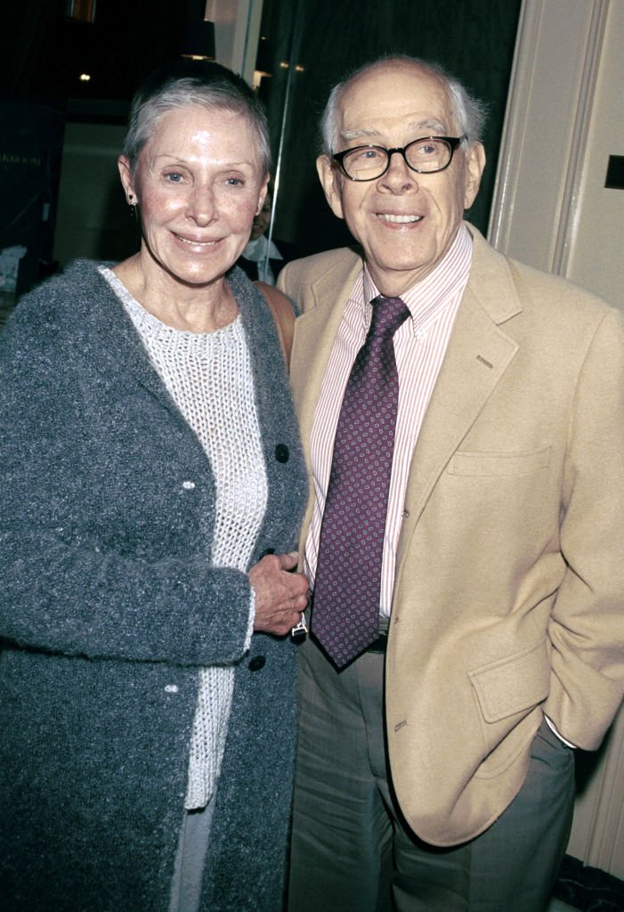 Actor Harry Morgan and his wife Barbara Bushman attend the Los Angeles chapter of Death Penalty Focus'' 10th Annual awards banquet April 4, 2001 in Los Angeles, California | Source: Getty Images