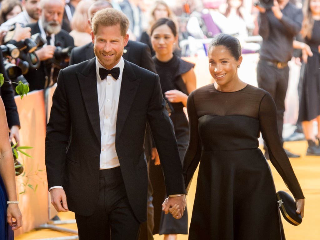 Prince Harry, Duke of Sussex and Meghan, Duchess of Sussex attend "The Lion King" European Premiere at Leicester Square. | Photo: Getty Images