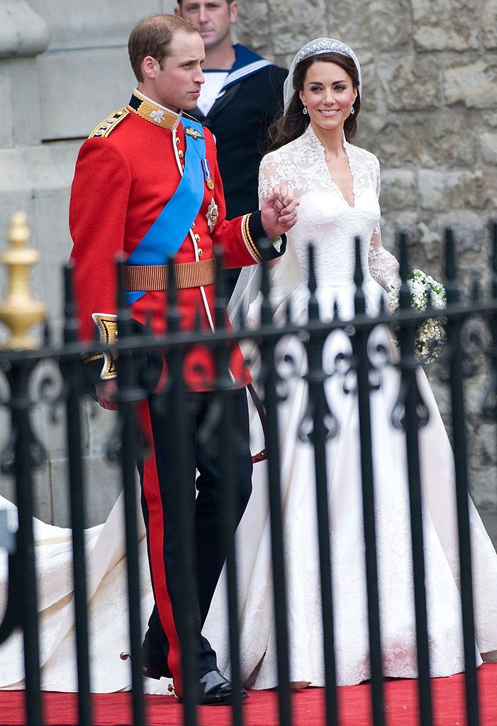 Le prince William et Kate Middleton le jour de leur mariage. l Source : Getty Images